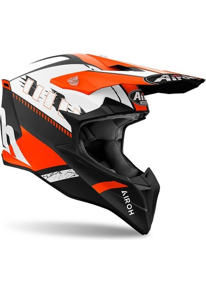 Aıroh Wraap Feel Orange Matt Kask