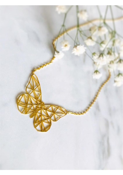 Tasarım Kelebek Kolye modelleri