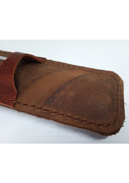 Crazy Hors Gerçek Deri Özel Kalemleriniz Için Kalemlik Kalem Kutu ( 2*3 Kalem Için ) 27 cm 6 H18BCM fırsatları