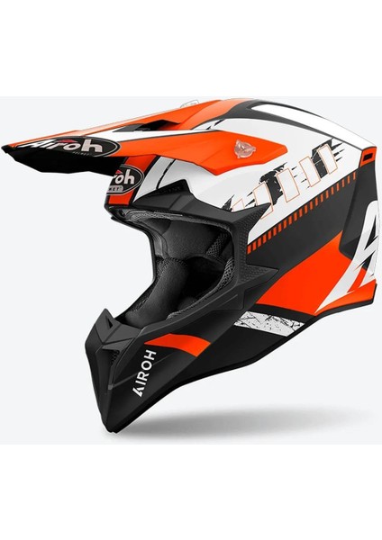 Aıroh Wraap Feel Orange Matt Kask