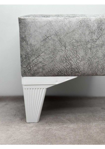 Mobilya Koltuk Çekyat Baza Chester Tv Ünitesi Ayağı Stylish Beyaz 12 cm 8 Adet