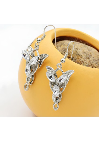 Gri A-Leaf Lord Of The Rings Arwen Evenstar Küpe EU80