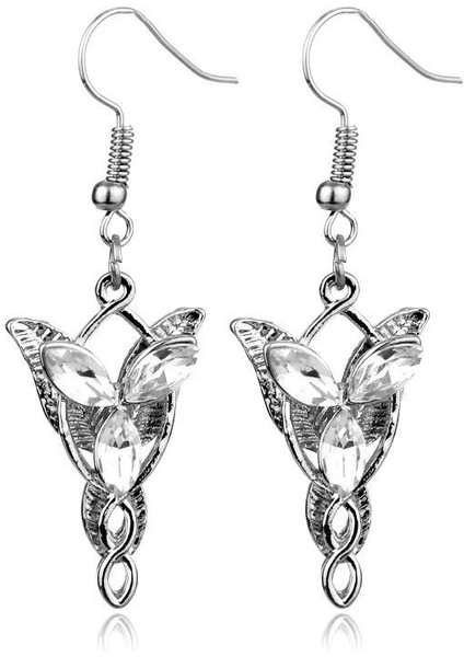 Gri A-Leaf Lord Of The Rings Arwen Evenstar Küpe EU80