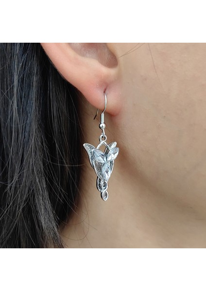 Gri A-Leaf Lord Of The Rings Arwen Evenstar Küpe EU80