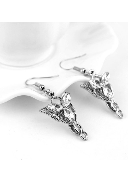 Gri A-Leaf Lord Of The Rings Arwen Evenstar Küpe EU80