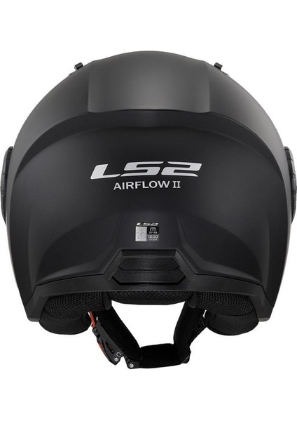Airflow 2 Mat Siyah Yarım Kask fırsatları