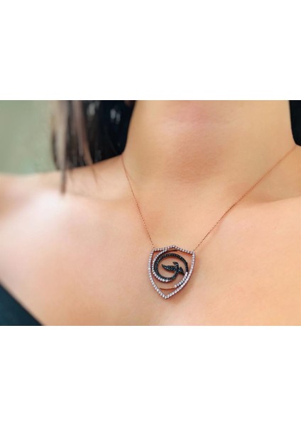 Zümrüdü Anka Kuşu Kolye