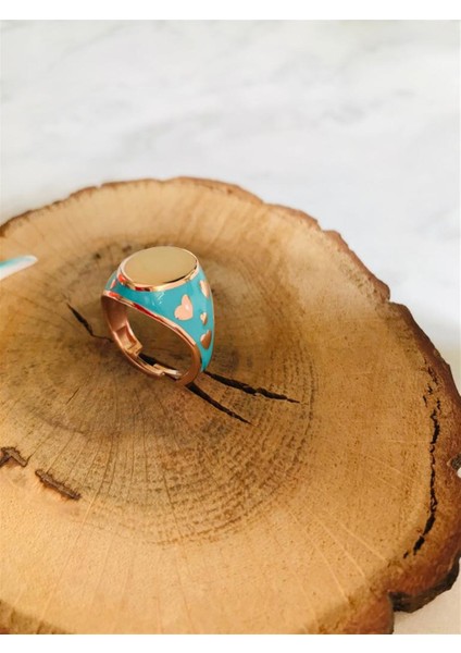 Mineli Plaka Yüzük