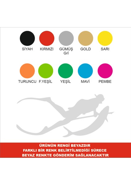 Dalgıç Sticker (Model 2)