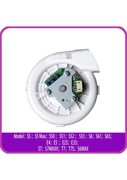 20N704P200 Roborock S5 MAX/S50 /S51/ S52 /S55 /s6/ S61/ S65/ Robot Elektrikli Süpürge Için Fan Motoru/fan Motoru (Yurt Dışından) fiyatları
