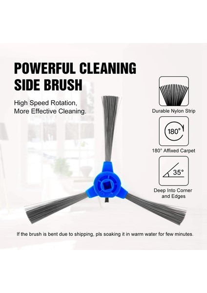 Anker Eufy Robovac G40+EUFY G40+ Hybrid G30 G10 11S Robot Elektrikli Süpürge Aksesuarları Için Yan Fırça (Yurt Dışından)