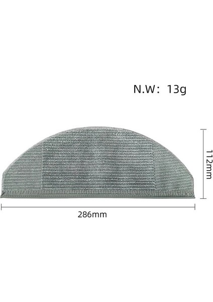 Eufy Robovac X8 Robot Elektrikli Süpürge Için Ana Rulo Fırça + Yan Fırça + Paspas Bezi + Hepa Filtre (Yurt Dışından) fırsatları