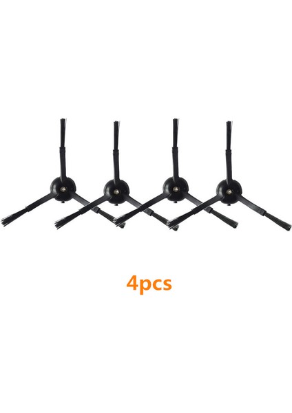 Xiaomi Mjsts1 Roborock S4 E4 S50 S51 S52 S55 S7 Maxv Ultra Plus G10S/G10S Pro *** Robot Süpürge Için Siyah Yan Fırça (Yurt Dışından)
