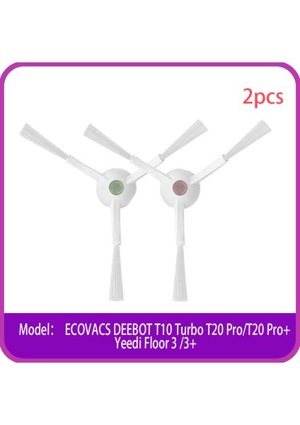 Ecovacs Deebot T10 Turbo / T20 Pro / T20 Pro + Yeedi Floor 3/3+ Robot Elektrikli Süpürge Parçaları Için Yan Fırça Aksesuar (Yurt Dışından) fırsatları