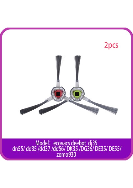 Ecovacs Deebot DJ35/DN55/ DD35 /DD37 /DD56/ DK35 /DG36/DE35/ DE55/ OZMO930 Robot Elektrikli Süpürge Aksesuarları Için Yan Fırça (Yurt Dışından) modelleri