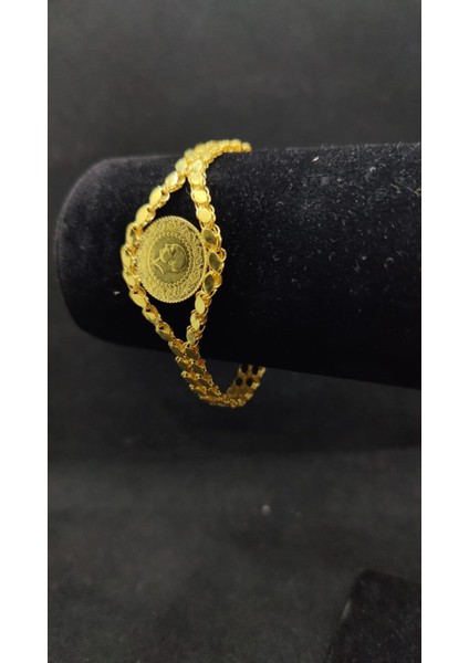 Pulluk Çeyrekli Bileklik Yatırımlık 22 Ayar Altın