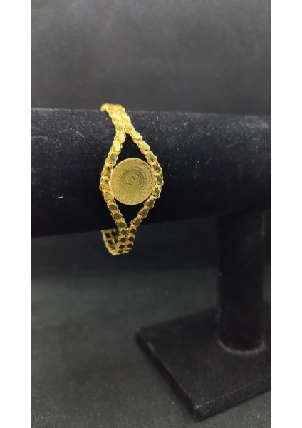 Pulluk Çeyrekli Bileklik Yatırımlık 22 Ayar Altın modelleri