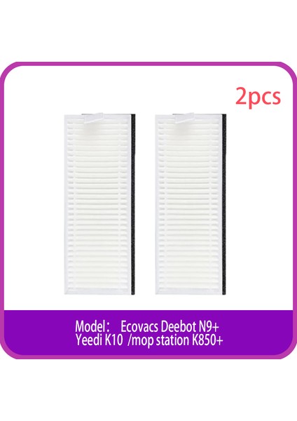 Ecovacs Deebot N9 + Yeedi K10 Mop Station K850+ Robot Elektrikli Süpürge Aksesuarları Için Dahili Filtreler (Yurt Dışından)