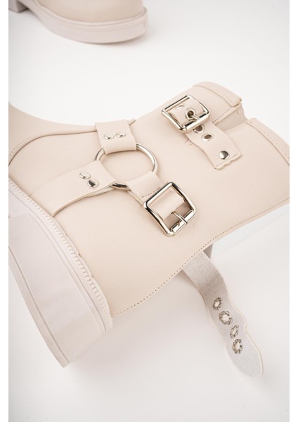 Osho Garantili Fermuarlı Kemer Detaylı Kadın Kışlık Bot indirimleri