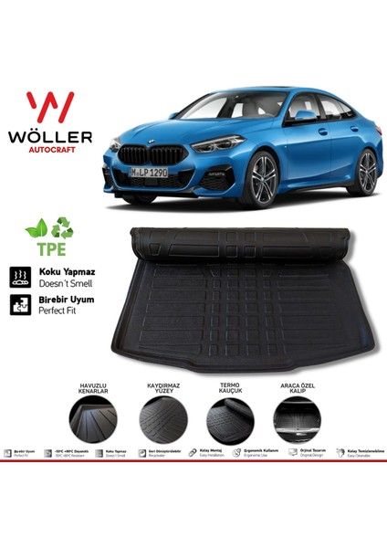 Bmw 2 Serisi Gran Coupe Bagaj Havuzu F44 2019 Sonrası 3D Wöller Ultraflex Esnek
