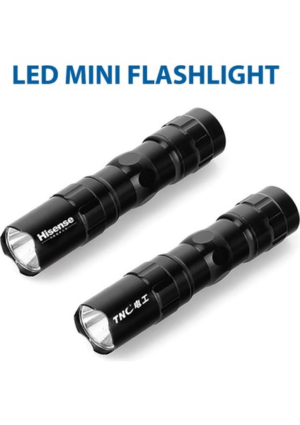 Mini LED El Feneri Su Geçirmez Lanterna Avcılık Kampı Dış Mekan Aracı Güneş Işığı Süper Mağaza Için Zumlanabilir (Yurt Dışından)