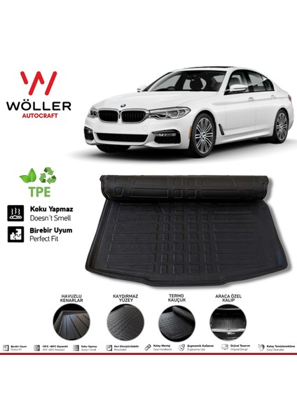 Bmw 5 Serisi G30 Bagaj Havuzu 2016 Sonrası 3D Wöller Ultraflex