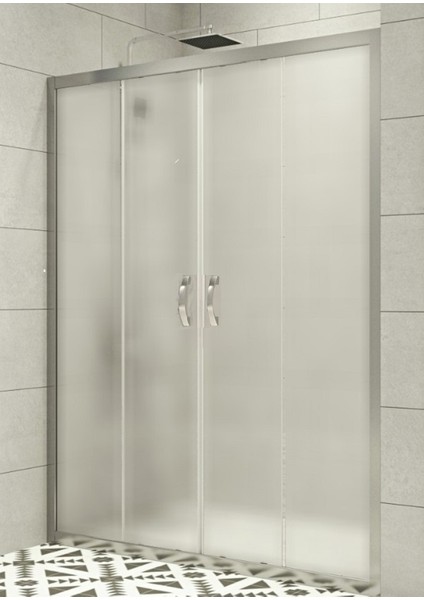 Duşakabin Ön Cephe 5mm Buzlu Yükseklik 190 cm