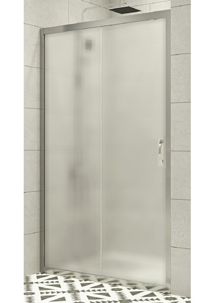 Duşakabin Ön Cephe 5mm Buzlu Yükseklik 190 cm fiyatları