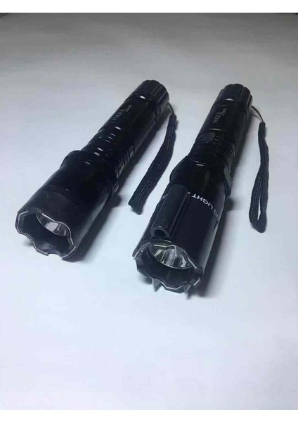 【rongcai】 Çok Fonksiyonlu El Feneri W Lazer Şarj Edilebilir (Yurt Dışından) fiyatları