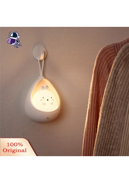 Grebest Hareket Sensörü Lamba Sevimli Görünüm Karikatür Tavşan Kedi LED Lamba Insan Indüksiyon Işık (Yurt Dışından) fırsatları