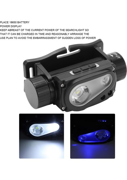 LED Far, Bisiklet Için Kamp Için 100-200M Far El Feneri (Yurt Dışından)