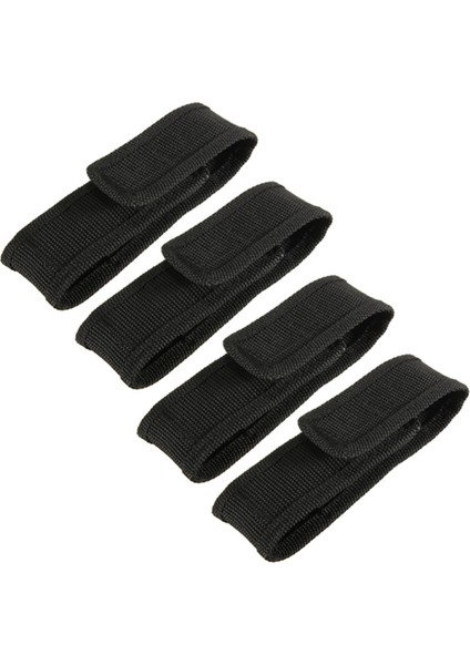 4 Adet 13 cm Siyah Naylon Kılıf Tutucu Kemer Kılıfı Çanta LED El Feneri Torch Için (Yurt Dışından) fiyatları