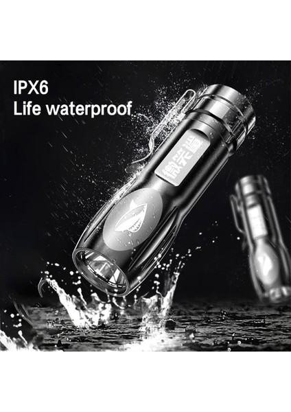 El Feneri Güçlü Işık USB Şarj Edilebilir Zoom Süper Parlak Xenon Özel Kuvvetler Ev Açık Taşınabilir LED Gece El Feneri (Yurt Dışından) fırsatları