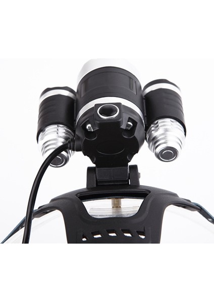 【rongcai】 Taşınabilir LED Far Beş Kafa Şarj Edilebilir Far Pil Su Geçirmez El Feneri Lambası (Yurt Dışından) fırsatları