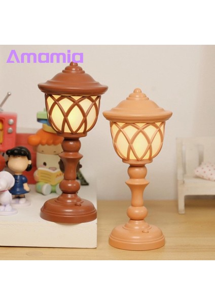 Amamia Başucu Lambası Pille Çalışan Yurt Mini Masa LED Lamba Gece Lambası Dekor (Yurt Dışından) fırsatları