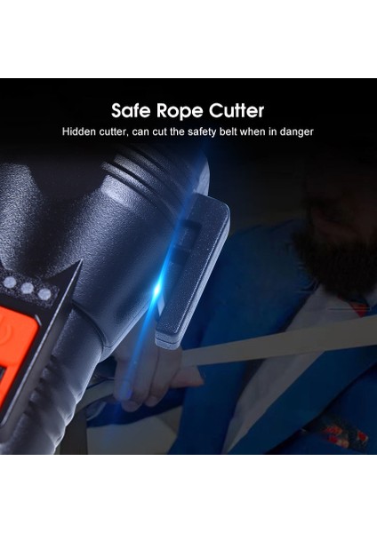 Outtobe Işık Çok Fonksiyonlu Işık Süper Parlak Işık Su Geçirmez Işık Dış Mekan Feneri Taşınabilir Ev Lambası Pencere Kırıcılı Penlight Manyetik Emme Güvenlik Kesici Pusula (Yurt Dışından) modelleri