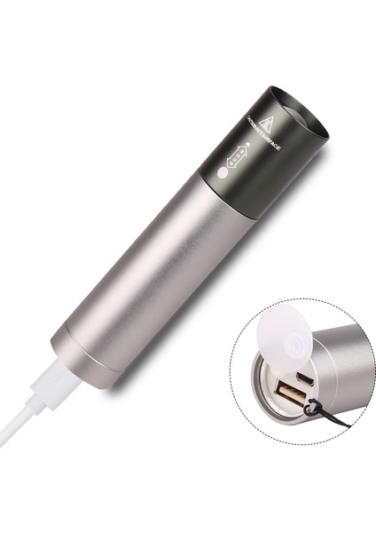 Dış Mekan Için 3 Mod Ayarlanabilir LED 6 USB Şarj Edilebilir El Feneri (Yurt Dışından) modelleri