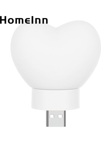 Homeınn LED Başucu Lambası Zarif Şekil Sevgililer Günü Aşk Kalp LED Başucu Lambası Dekor (Yurt Dışından)