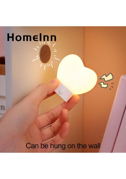Homeınn LED Başucu Lambası Zarif Şekil Sevgililer Günü Aşk Kalp LED Başucu Lambası Dekor (Yurt Dışından) modelleri