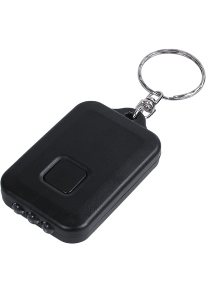 5x Acil Durum 3 LED Torch El Feneri Anahtarlık Güneş Enerjisi Güç Anahtarlık Lamba Işığı (Siyah) (Yurt Dışından) modelleri