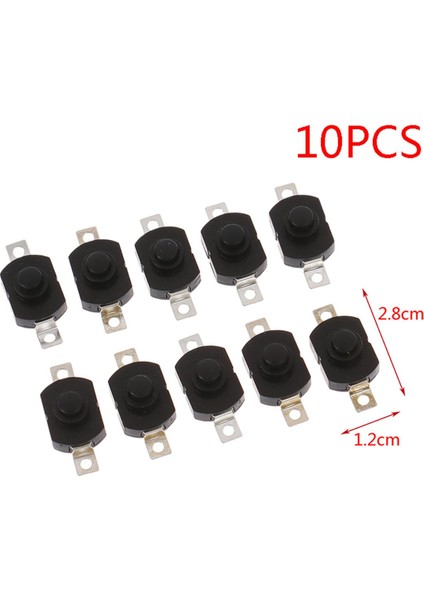 1712KD Düğme Anahtarı Güçlü Işık El Feneri Anahtarı Eliptik 17*12*9.5mm Creek (Yurt Dışından)