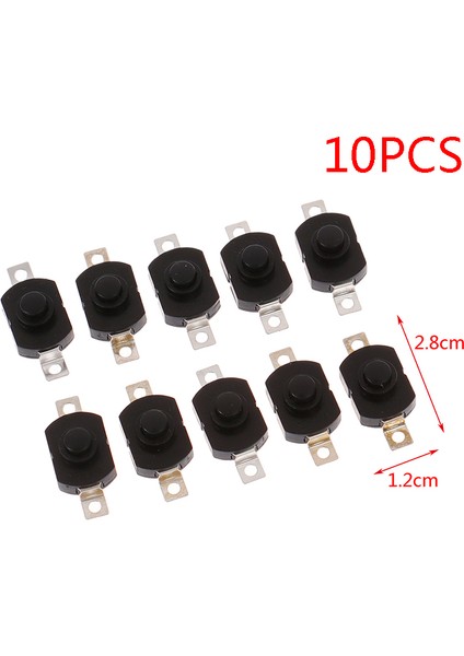 1712KD Düğme Anahtarı Güçlü Işık El Feneri Anahtarı Eliptik 17*12*9.5mm Creek (Yurt Dışından) fırsatları