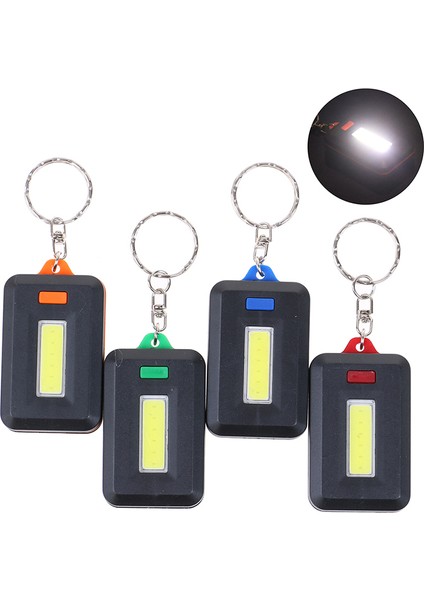 Cob El Feneri Anahtarlık Mini LED El Feneri Taşınabilir Açık Acil Durum Işığı (Yurt Dışından) fiyatları