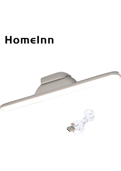 Homeınn USB Şarj Işığı Göz Koruması Dokunmatik Anahtar Başucu Yatak Odası Yatakhane Işığı (Yurt Dışından)