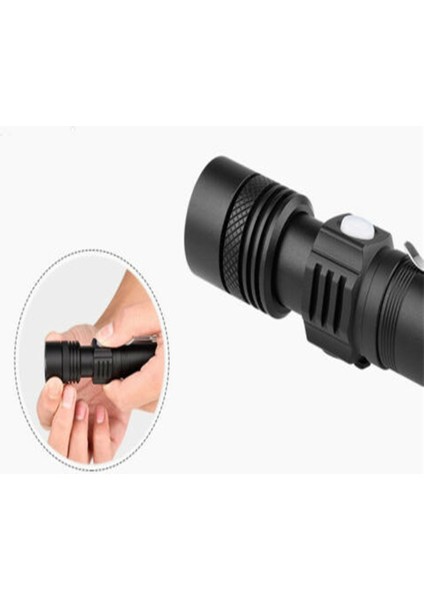 Güçlü LED El Feneri USB Şarj Edilebilir Zoom Orch 6 El Lambası Flaş Işığı Kamp Yürüyüş Için (Yurt Dışından) indirimleri