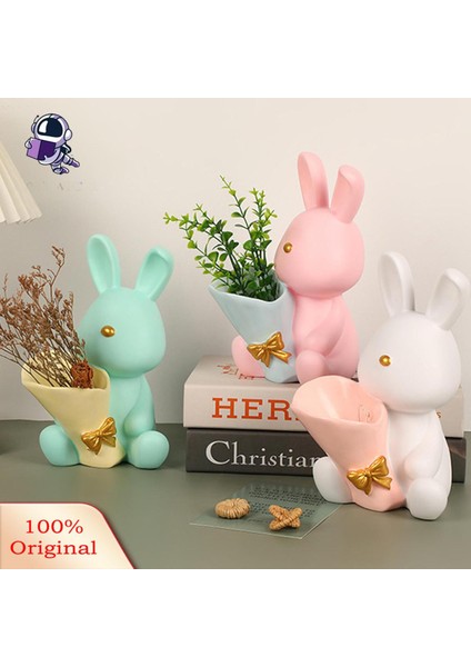 Grebest LED Gece Lambası Çok Amaçlı Güzel Karikatür Tavşan LED Lamba Masaüstü Dekor (Yurt Dışından)