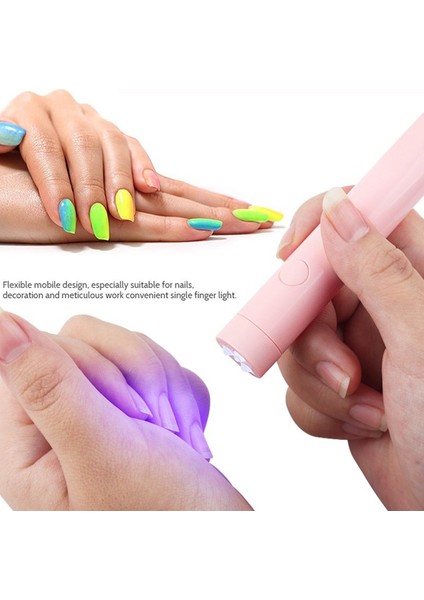 Dıy Tırnak Lambası USB Taşınabilir Profesyonel Uv LED Tırnak Lambası El Feneri Kalem Tipi Ultrav-Iolet Tırnak Pişirme Lambası (Yurt Dışından) fırsatları