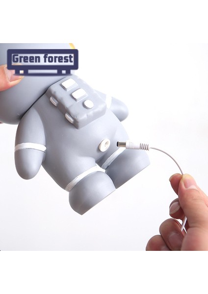 Yeşil Orman Başucu Işık Tak ve Çalıştır Karikatür Para Paraları Kumbara LED Projeksiyon Lambası (Yurt Dışından) indirimleri