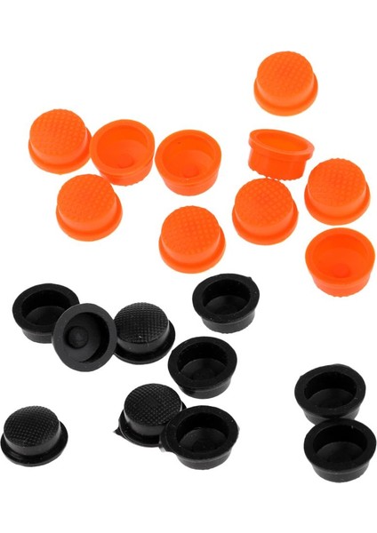 2X10 Adet 18650 LED El Feneri Torch Lambası Işık Kuyruk Anahtarı Düğme Kapağı Siyah (Yurt Dışından) modelleri