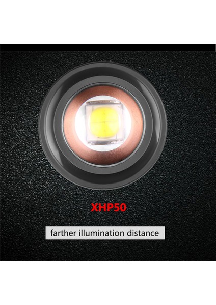 XHP50 Parlak El Feneri Geri Çekilebilir USB Şarj Alt Manyetik El Küçük El Feneri Güzel Malzeme ile Dış Mekan El Feneri (Yurt Dışından) fırsatları